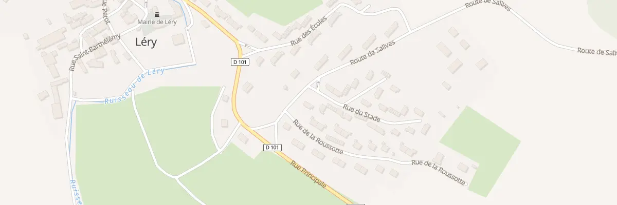 Plan du 2A Rue du Stade à Léry