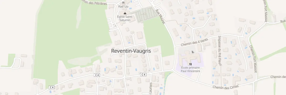 Plan du 163 Rue de la Mairie à Reventin-Vaugris