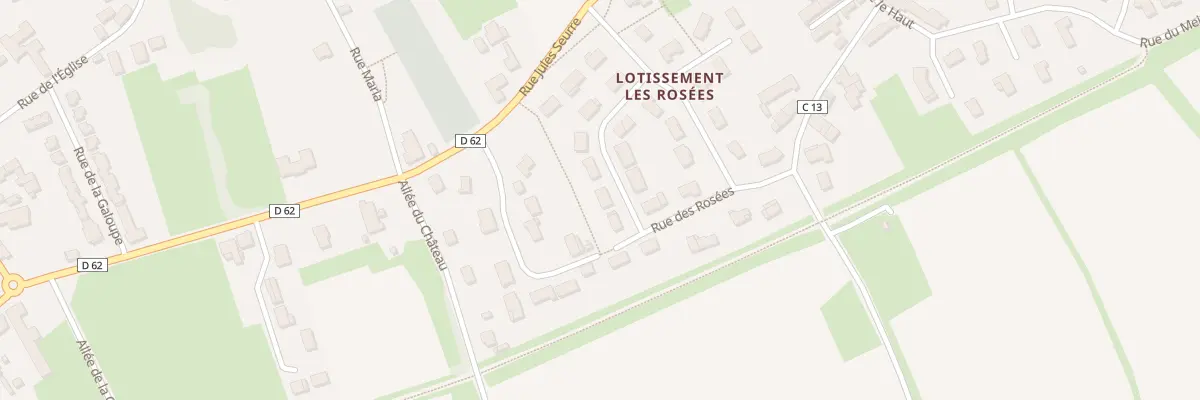 Plan du 14 Rue des Rosées à Demigny