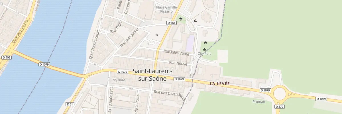 Plan du 165 Rue Neuve à Saint-Laurent-sur-Saône