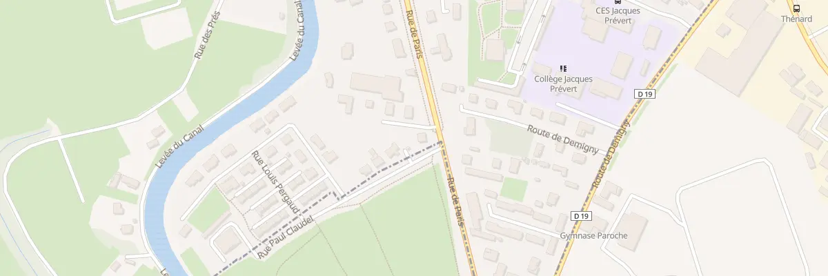 Plan du 1 Rue de Paris à Champforgeuil