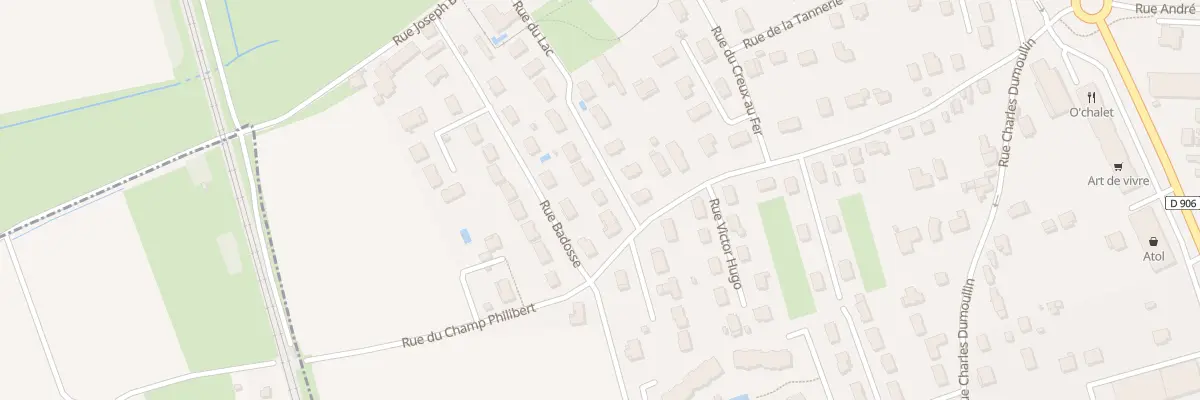 Plan du 4 Rue du Lac à Lux