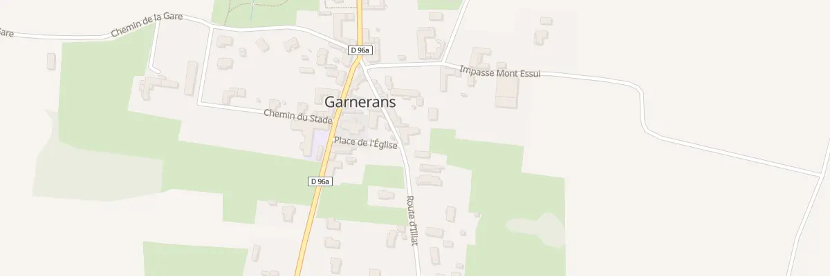 Plan du 99 Rte d’Illiat à Garnerans