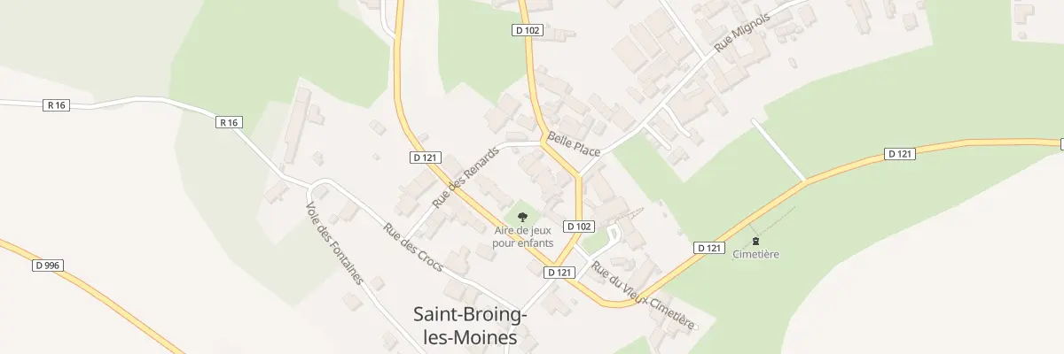 Plan du 3 Belle Place à Saint-Broing-les-Moines