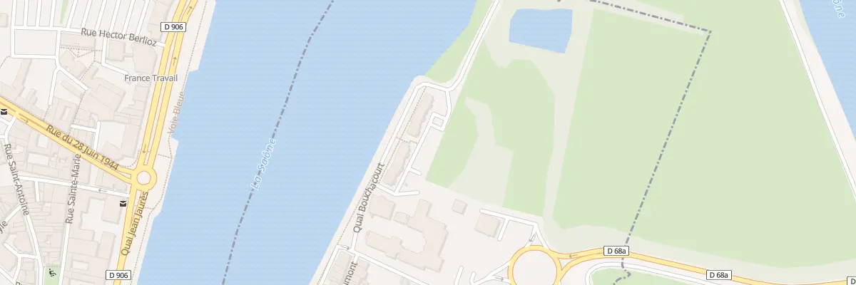 Plan du 575 Quai Bouchacourt à Saint-Laurent-sur-Saône