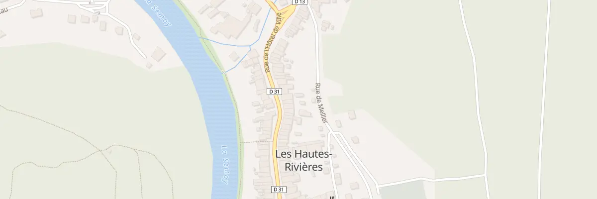 Plan du 48 Rue de l’Hôtel de Ville aux Hautes-Rivières
