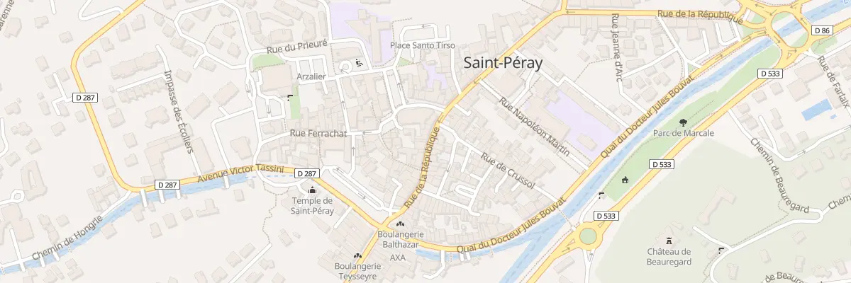 Plan du 68 Rue de la République à Saint-Péray