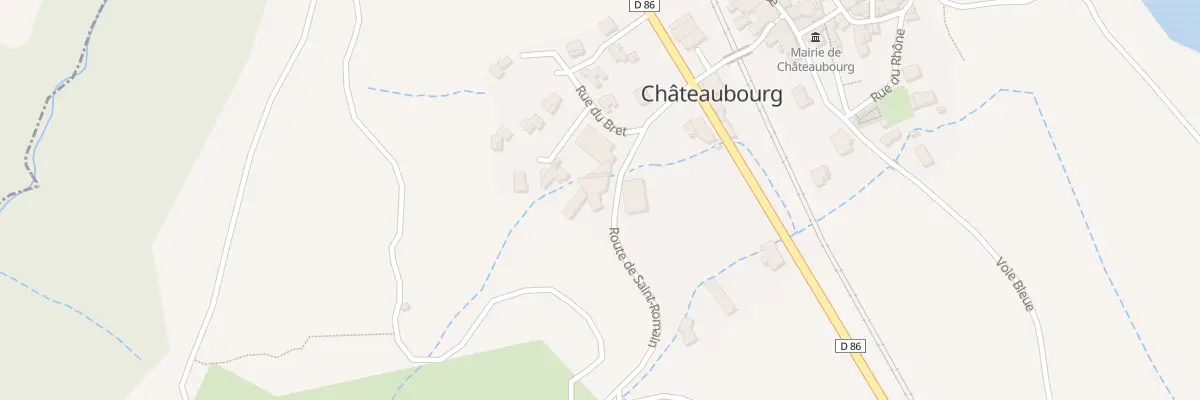Plan du 10 Rte de Saint Romain à Châteaubourg