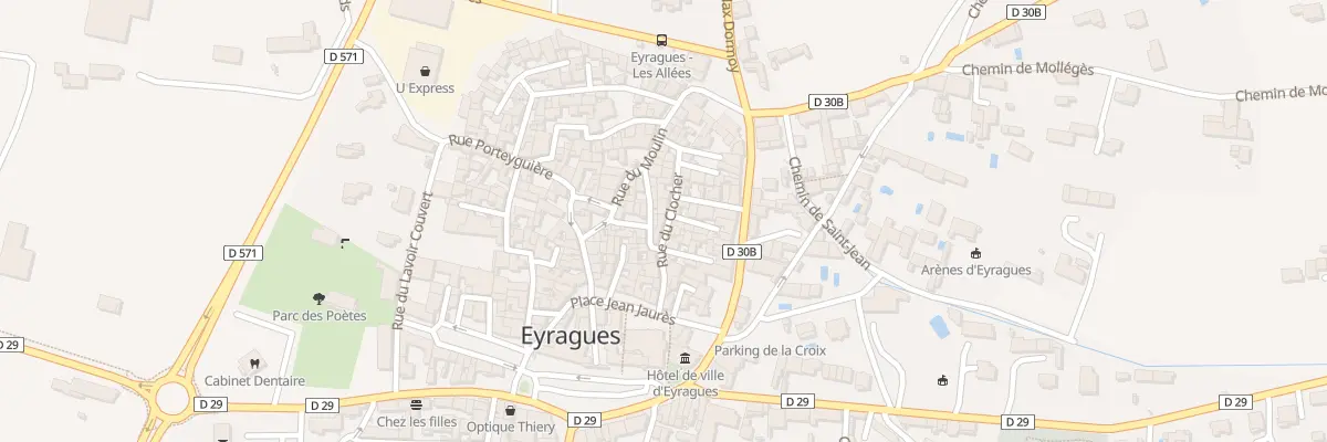 Plan du 9B Rue du Clocher à Eyragues