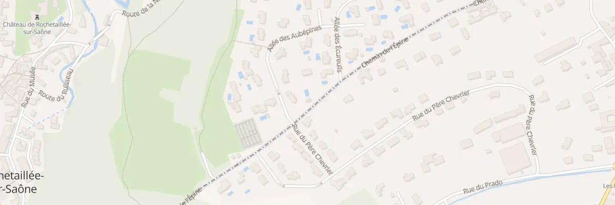 Plan du 448C Che de l’Epine à Rochetaillée-sur-Saône