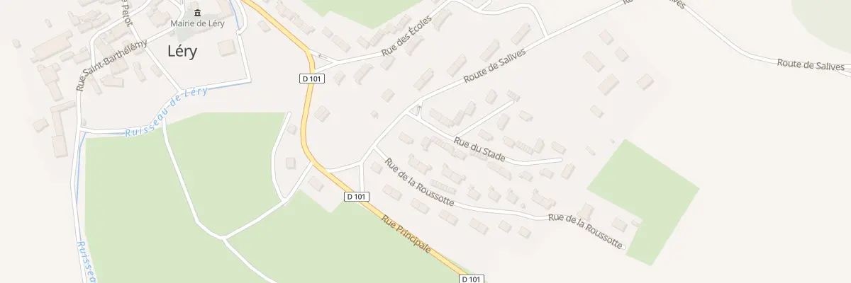 Plan du 4 Rue du Stade à Léry