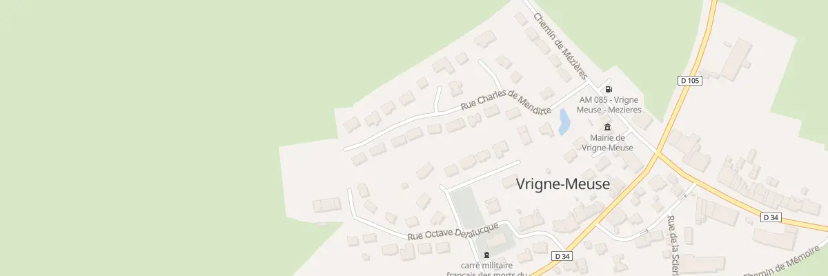 Plan du 15 Rue Charles de Menditte à Vrigne-Meuse
