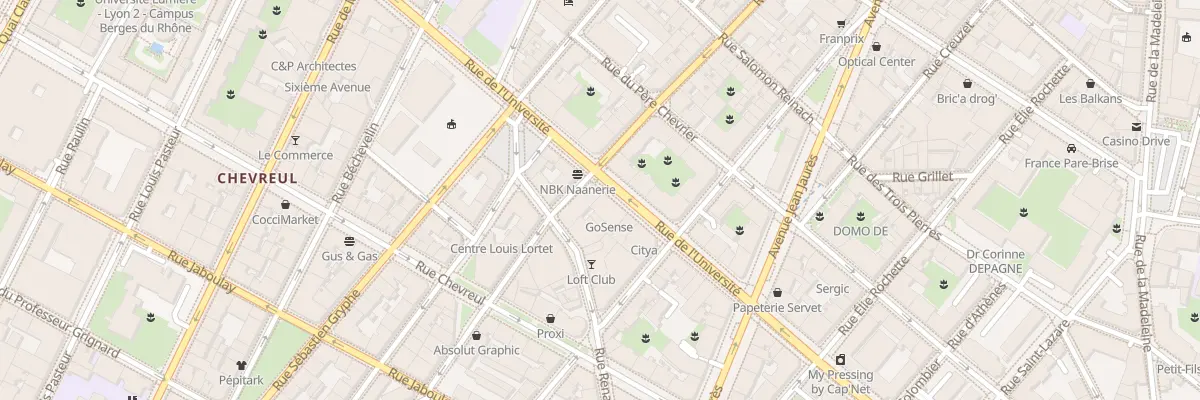 Plan du 65 Rue d’Anvers à Lyon 7e Arrondissement