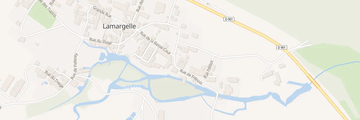 Plan du 2 Rue de Frenois à Lamargelle