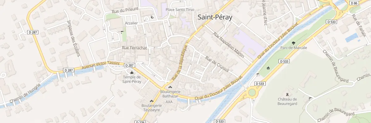 Plan du 81 Rue de la République à Saint-Péray