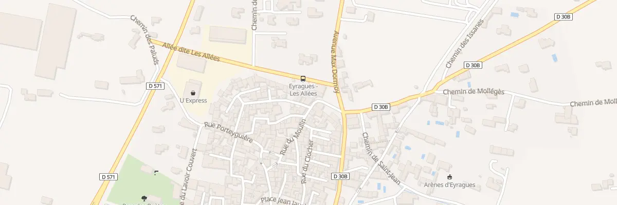 Plan du 31 Rue du Moulin à Eyragues
