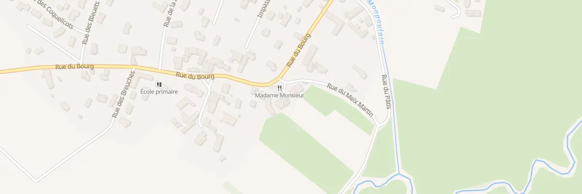 Plan du 2 Rue du Meix Martin à Merceuil
