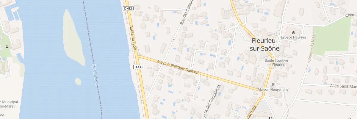 Plan du 19 Rue Contamine à Fleurieu-sur-Saône