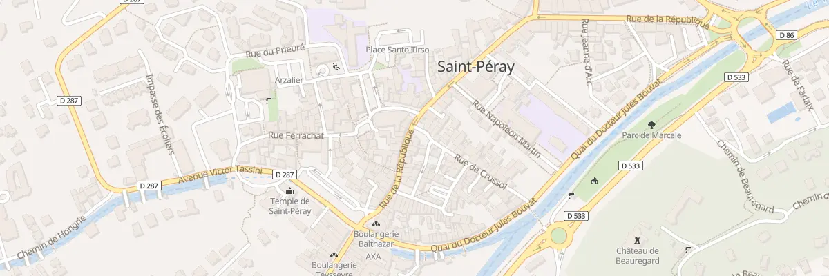 Plan du 69 Rue de la République à Saint-Péray