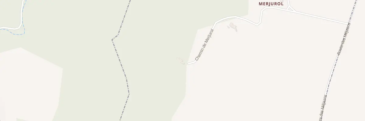 Plan du 540 Che de Merjurol à Larnage