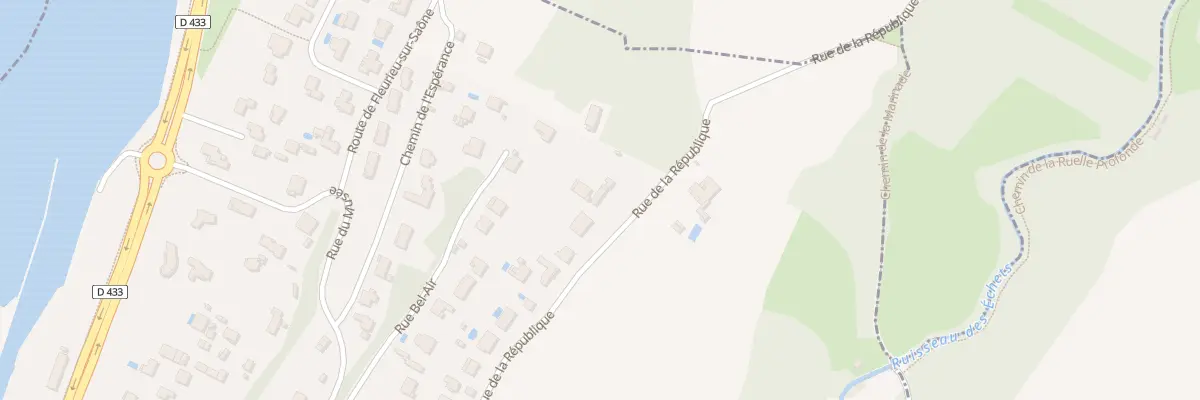 Plan du 328 Rue Bel Air à Rochetaillée-sur-Saône