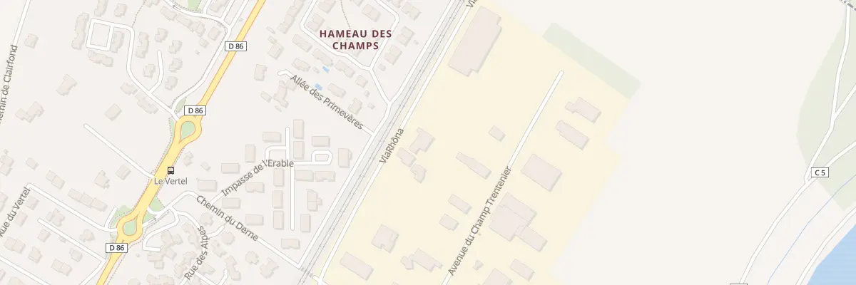 Plan du 26 Che des Cerisiers à Charmes-sur-Rhône