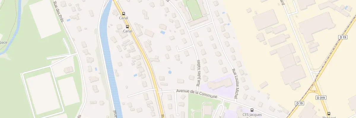 Plan du 7 Rue Jules Valles à Champforgeuil