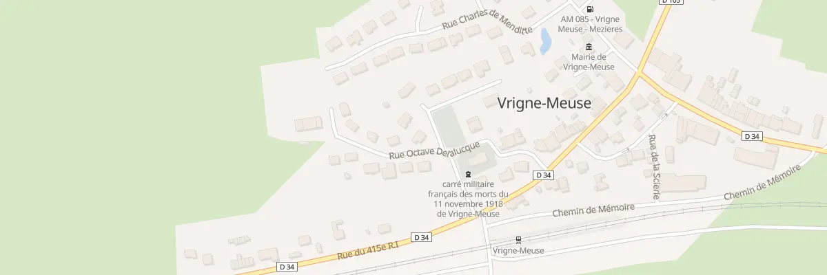 Plan du 1 Rue Augustin Trebuchon à Vrigne-Meuse