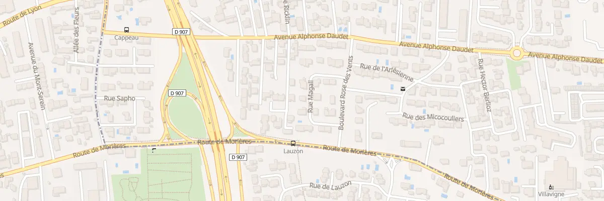 Plan du 12 Rue Magali au Pontet