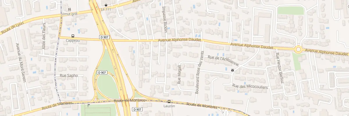 Plan du 8 Rue Magali au Pontet