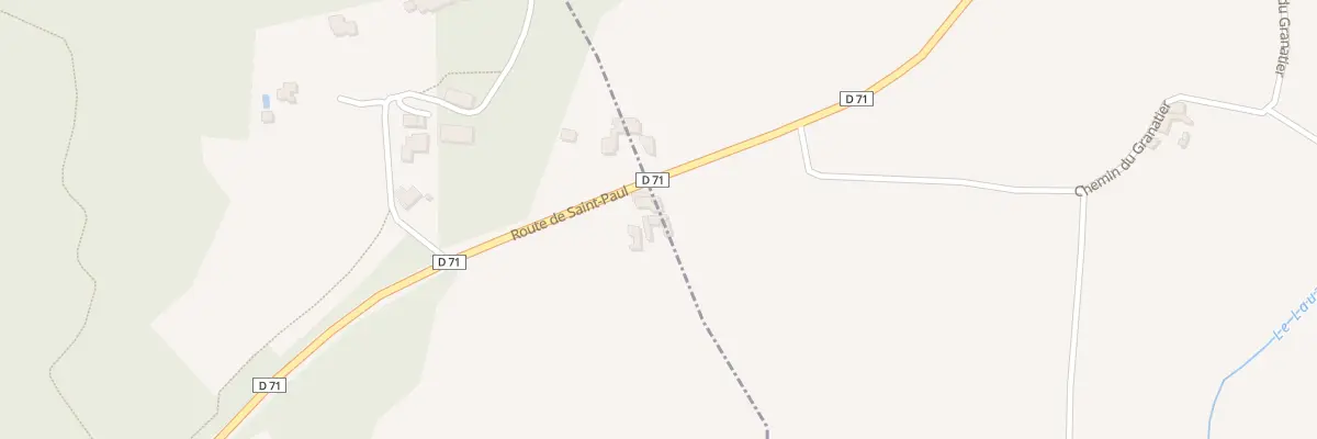 Plan du 1 Rte de Saint Paul à Solérieux