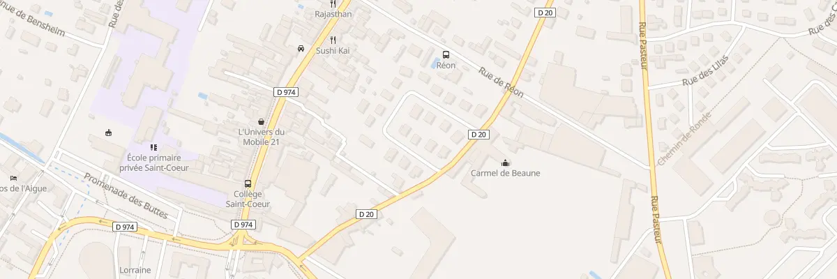 Plan du 4 Rue de Beauséjour à Beaune