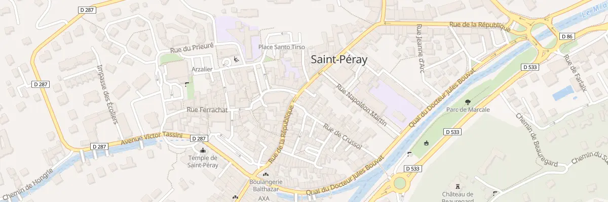 Plan du 63 Rue de la République à Saint-Péray