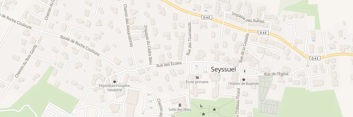 Plan du 5208 Le Village Nord à Seyssuel