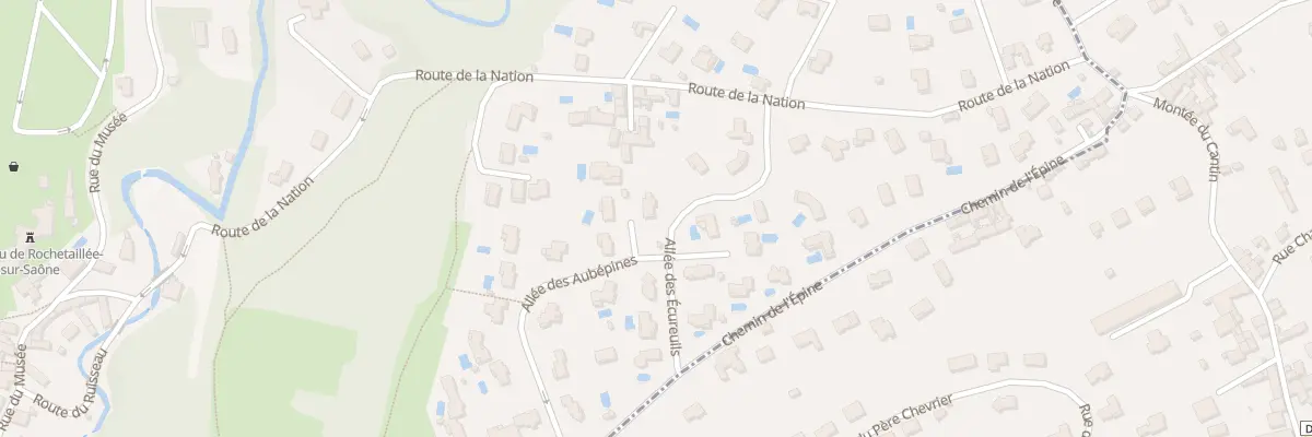 Plan du 140 All des Ecureuils à Rochetaillée-sur-Saône