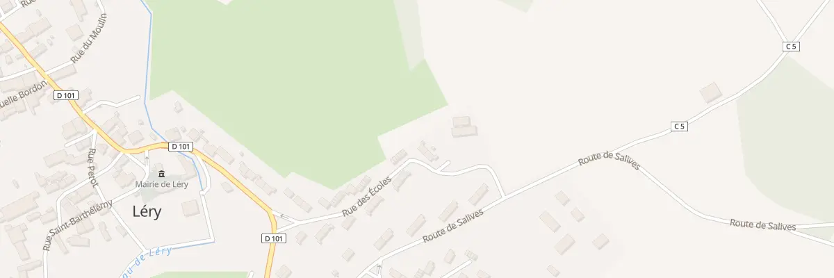Plan du 47 Rue des Écoles à Léry