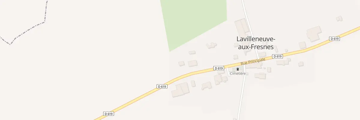 Plan du 1 Rte Nationale 19 à Lavilleneuv à Colombey les Deux Églises