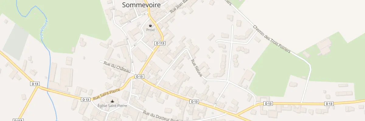 Plan du 14 Rue Neuve à Sommevoire