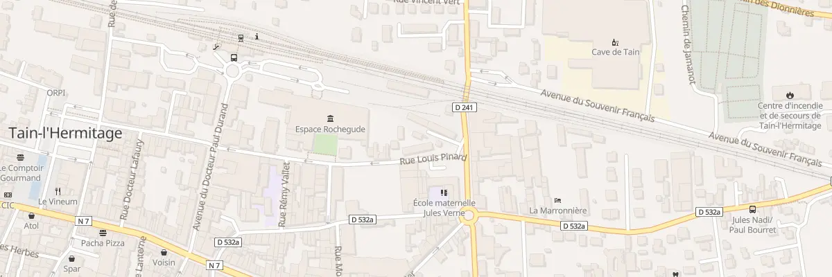 Plan du 13 Rue Louis Pinard à Tain-l’Hermitage
