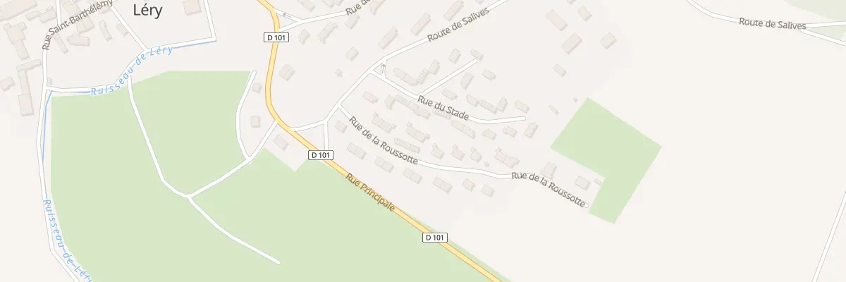 Plan du 9049A Rte de Salives à Léry
