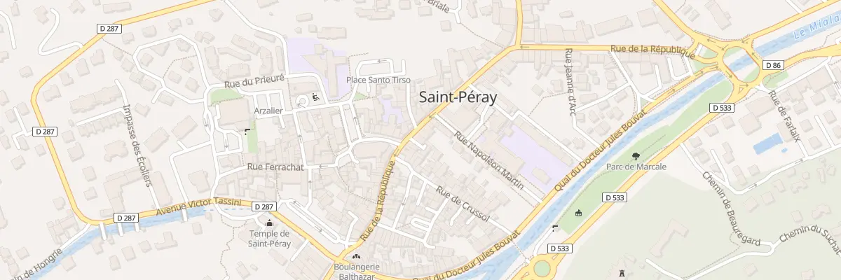Plan du 59 Rue de la République à Saint-Péray
