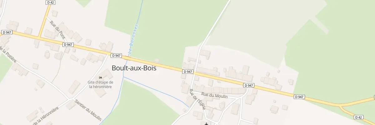 Plan du 3 Rue de la Cadetiere à Boult-aux-Bois