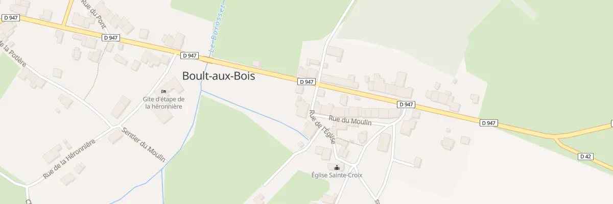 Plan du 4 Rue de la Cadetiere à Boult-aux-Bois