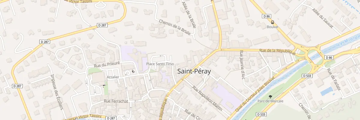 Plan du 42 Rue de la République à Saint-Péray
