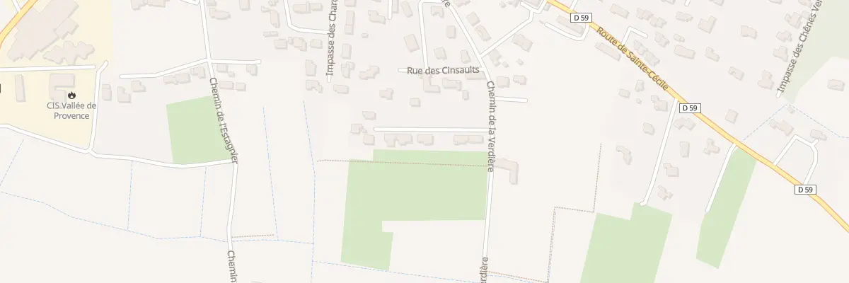 Plan du 526 Che de la Verdière à Suze-la-Rousse
