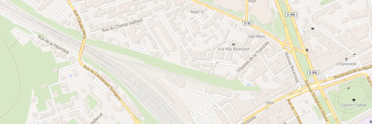 Plan du 21 Rue Camille Chevalier à Chalon-sur-Saône