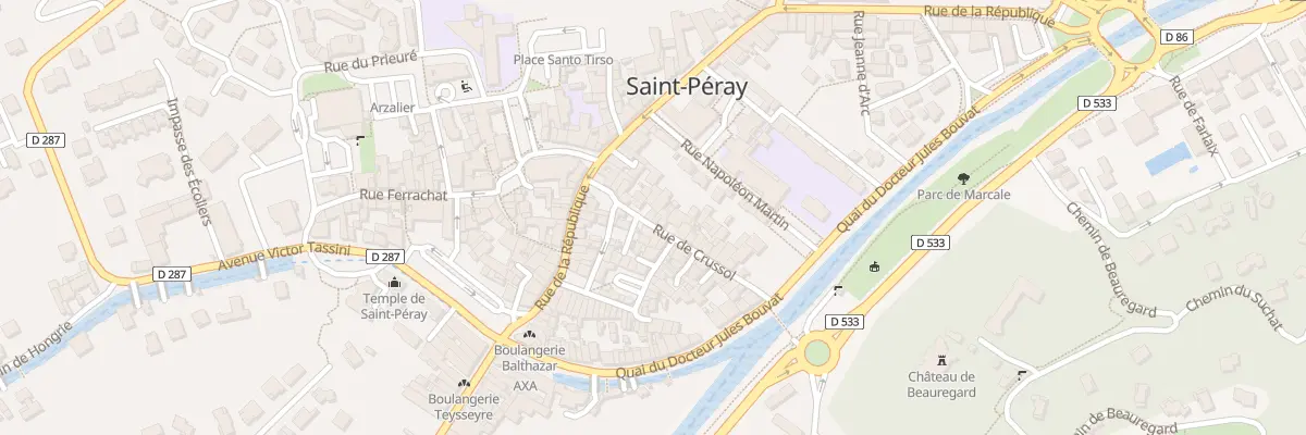 Plan du 21 Rue de Crussol à Saint-Péray