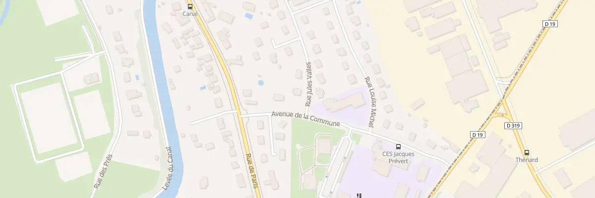 Plan du 1 Rue Jules Valles à Champforgeuil