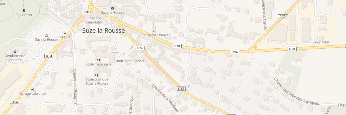 Plan du 5089A Rte de Tulette à Suze-la-Rousse