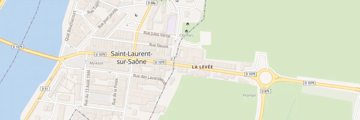 Plan du 257 Rue de la Levee à Replonges